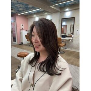 水素カラーでつるんとツヤ髪に♪