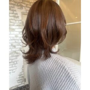 小顔見えも叶う大人レイヤーカット