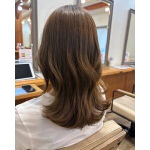 大人可愛い小顔レイヤーカット♪