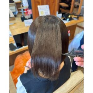髪質改善ストレートで朝が楽に♪