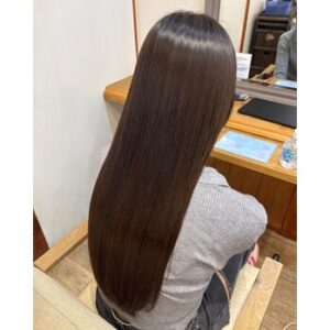朝ラク髪質改善ストレートでツヤ髪に