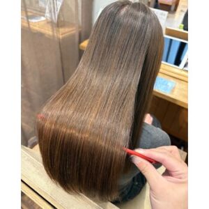 朝が変わる髪質改善ストレート