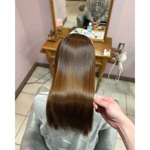 朝ラク実感♪髪質改善ストレート