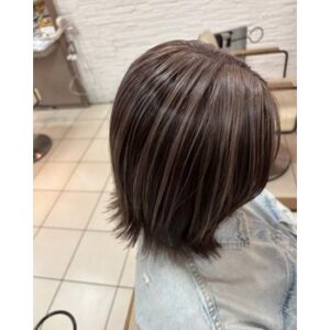 白髪ぼかしでやわらか透明感カラー