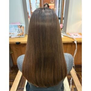 朝がラクに♪髪質改善ストレート