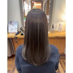 水分補給しながらヘアカラー！