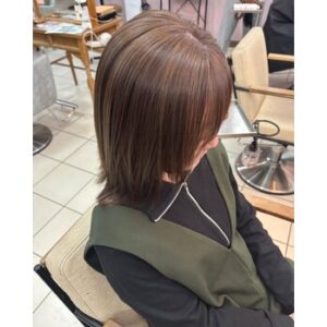 大人の透明感ハイライトカラー♪