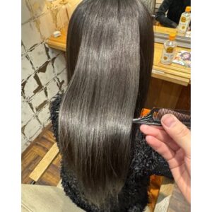 水素カラーでつるんとやわらか髪