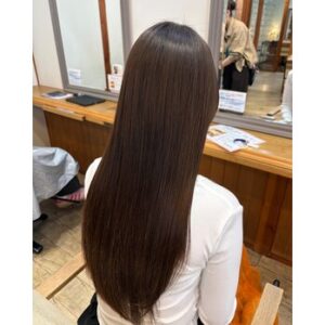 髪質改善ストレートで素髪ツヤ髪へ