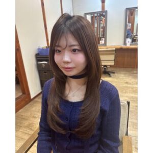 小顔見え叶うやわらかレイヤー