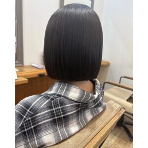 朝のストレス解消♪自然な縮毛矯正