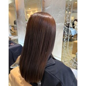 髪質改善カラーでつや髪チェンジ