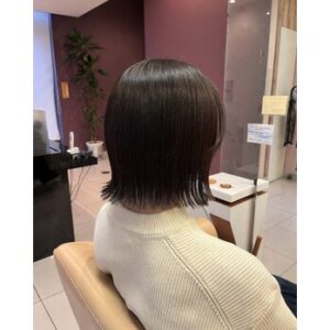 朝のまとまらない髪に髪質改善ストレート