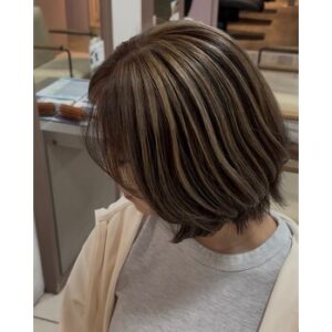 大人の白髪ぼかしハイライト/東大阪